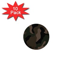 Camo, Abstract, Beige, Black, Brown Military, Mixed, Olive 1  Mini Buttons (10 Pack)  by nateshop