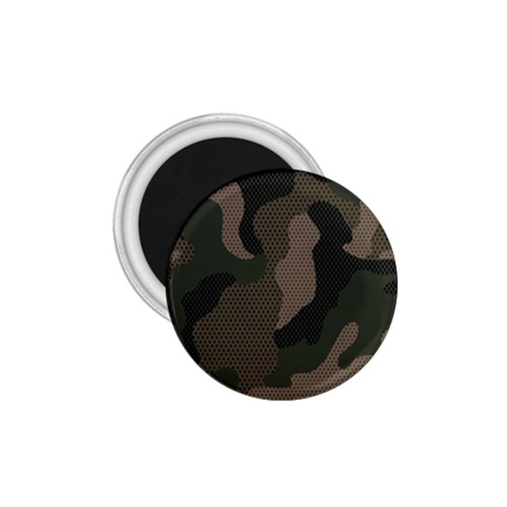 Camo, Abstract, Beige, Black, Brown Military, Mixed, Olive 1.75  Magnets