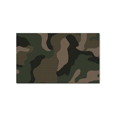 Camo, Abstract, Beige, Black, Brown Military, Mixed, Olive Sticker (rectangular) by nateshop