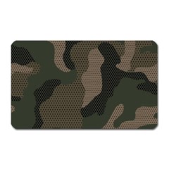 Camo, Abstract, Beige, Black, Brown Military, Mixed, Olive Magnet (rectangular)