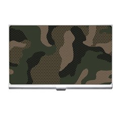 Camo, Abstract, Beige, Black, Brown Military, Mixed, Olive Business Card Holder