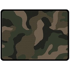 Camo, Abstract, Beige, Black, Brown Military, Mixed, Olive Fleece Blanket (large) by nateshop