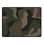 Camo, Abstract, Beige, Black, Brown Military, Mixed, Olive Fleece Blanket (Small) 50 x40  Blanket Front