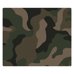 Camo, Abstract, Beige, Black, Brown Military, Mixed, Olive Two Sides Premium Plush Fleece Blanket (small) by nateshop