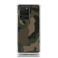 Camo, Abstract, Beige, Black, Brown Military, Mixed, Olive Samsung Galaxy S20 Ultra 6 9 Inch Tpu Uv Case by nateshop