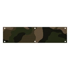 Camo, Abstract, Beige, Black, Brown Military, Mixed, Olive Banner And Sign 4  X 1  by nateshop