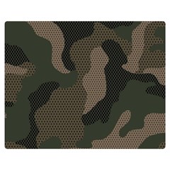 Camo, Abstract, Beige, Black, Brown Military, Mixed, Olive Premium Plush Fleece Blanket (medium) by nateshop