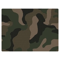 Camo, Abstract, Beige, Black, Brown Military, Mixed, Olive Two Sides Premium Plush Fleece Blanket (extra Small)