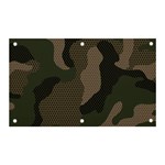 Camo, Abstract, Beige, Black, Brown Military, Mixed, Olive Banner and Sign 5  x 3  Front