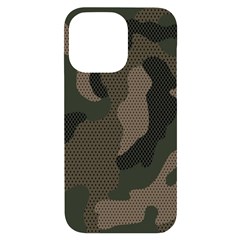 Camo, Abstract, Beige, Black, Brown Military, Mixed, Olive Iphone 14 Pro Max Black Uv Print Case