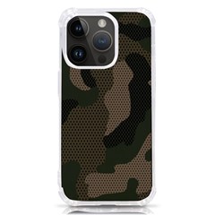 Camo, Abstract, Beige, Black, Brown Military, Mixed, Olive Iphone 14 Pro Tpu Uv Print Case by nateshop