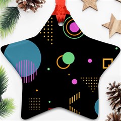 Colartive, Aesthetic, Amoled, Black, Colorful, Desenho Ornament (star) by nateshop