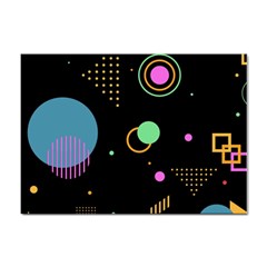 Colartive, Aesthetic, Amoled, Black, Colorful, Desenho Sticker A4 (10 Pack)