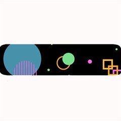 Colartive, Aesthetic, Amoled, Black, Colorful, Desenho Large Bar Mat by nateshop