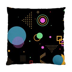 Colartive, Aesthetic, Amoled, Black, Colorful, Desenho Standard Cushion Case (Two Sides)