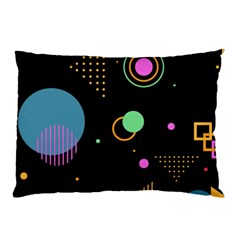 Colartive, Aesthetic, Amoled, Black, Colorful, Desenho Pillow Case by nateshop