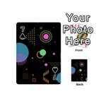 Colartive, Aesthetic, Amoled, Black, Colorful, Desenho Playing Cards 54 Designs (Mini) Front - Spade7