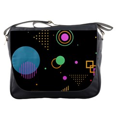 Colartive, Aesthetic, Amoled, Black, Colorful, Desenho Messenger Bag