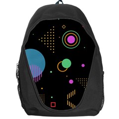 Colartive, Aesthetic, Amoled, Black, Colorful, Desenho Backpack Bag by nateshop