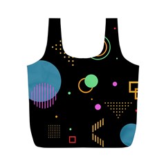 Colartive, Aesthetic, Amoled, Black, Colorful, Desenho Full Print Recycle Bag (M)