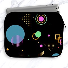 Colartive, Aesthetic, Amoled, Black, Colorful, Desenho Apple Ipad 2/3/4 Zipper Cases by nateshop