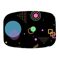 Colartive, Aesthetic, Amoled, Black, Colorful, Desenho Mini Square Pill Box