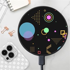 Colartive, Aesthetic, Amoled, Black, Colorful, Desenho Wireless Fast Charger(Black)