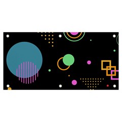 Colartive, Aesthetic, Amoled, Black, Colorful, Desenho Banner and Sign 6  x 3 