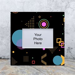 Colartive, Aesthetic, Amoled, Black, Colorful, Desenho White Box Photo Frame 4  x 6 