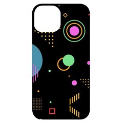 Colartive, Aesthetic, Amoled, Black, Colorful, Desenho Iphone 14 Black Uv Print Case by nateshop