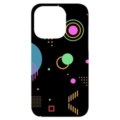 Colartive, Aesthetic, Amoled, Black, Colorful, Desenho Iphone 14 Pro Black Uv Print Case by nateshop