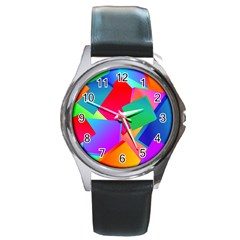 Colors, Color Round Metal Watch by nateshop