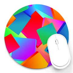 Colors, Color Round Mousepad by nateshop