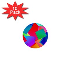 Colors, Color 1  Mini Buttons (10 Pack)  by nateshop