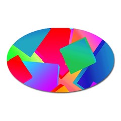 Colors, Color Oval Magnet by nateshop