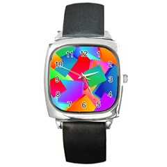 Colors, Color Square Metal Watch by nateshop