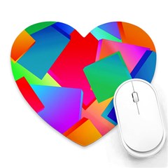 Colors, Color Heart Mousepad by nateshop