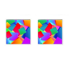 Colors, Color Cufflinks (square) by nateshop