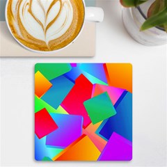 Colors, Color Uv Print Square Tile Coaster  by nateshop