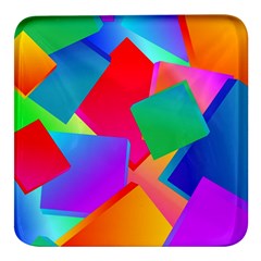 Colors, Color Square Glass Fridge Magnet (4 Pack) by nateshop