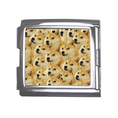 Doge, Memes, Pattern Mega Link Italian Charm (18mm) by nateshop