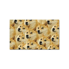 Doge, Memes, Pattern Sticker (rectangular) by nateshop