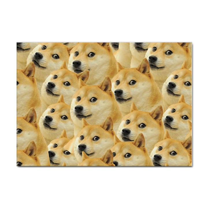 Doge, Memes, Pattern Sticker A4 (100 pack)