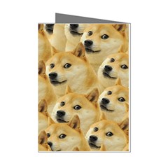 Doge, Memes, Pattern Mini Greeting Cards (pkg Of 8) by nateshop