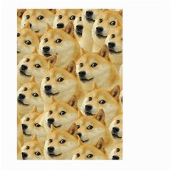 Doge, Memes, Pattern Large Garden Flag (two Sides) by nateshop