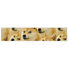 Doge, Memes, Pattern Small Premium Plush Fleece Scarf by nateshop