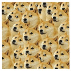 Doge, Memes, Pattern Wooden Puzzle Square by nateshop