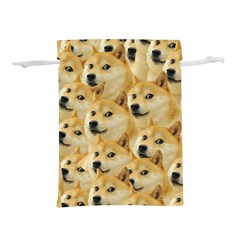 Doge, Memes, Pattern Lightweight Drawstring Pouch (l) by nateshop