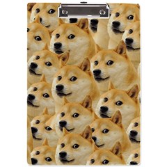 Doge, Memes, Pattern A4 Acrylic Clipboard by nateshop