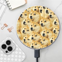 Doge, Memes, Pattern Wireless Fast Charger(white) by nateshop